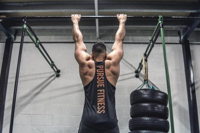 Pursue Fitness vest stringer sleeveless gym training top activemen clothing