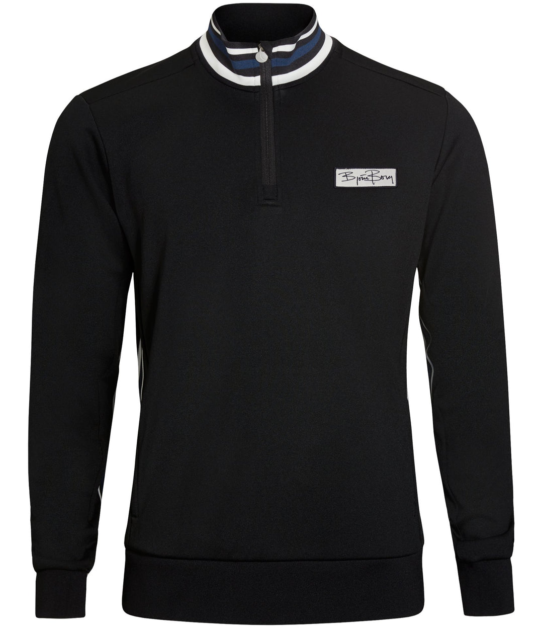 BJORN BORG Signature Retro 72 Half Zip Track Jacket Men's Longsleeve Top Black - Activemen Clothing