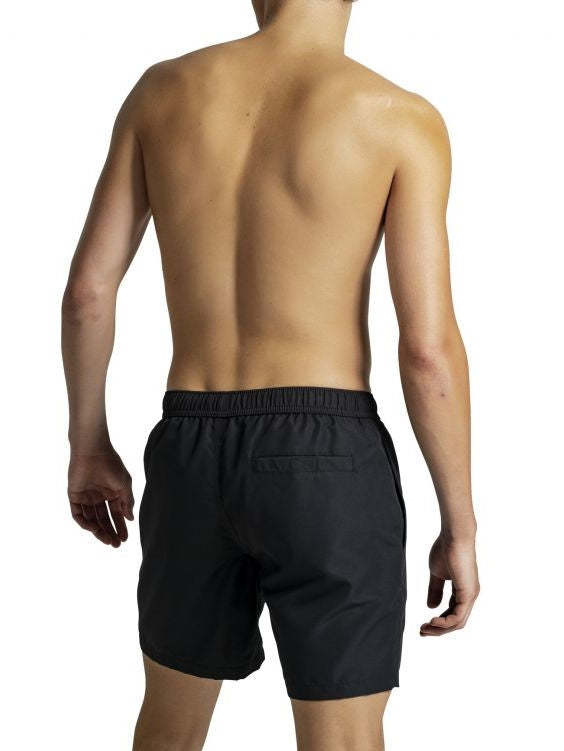 BJORN BORG Sheldon Loose Fit Stretch Print Swim Shorts Men Swimwear Black - Activemen Clothing