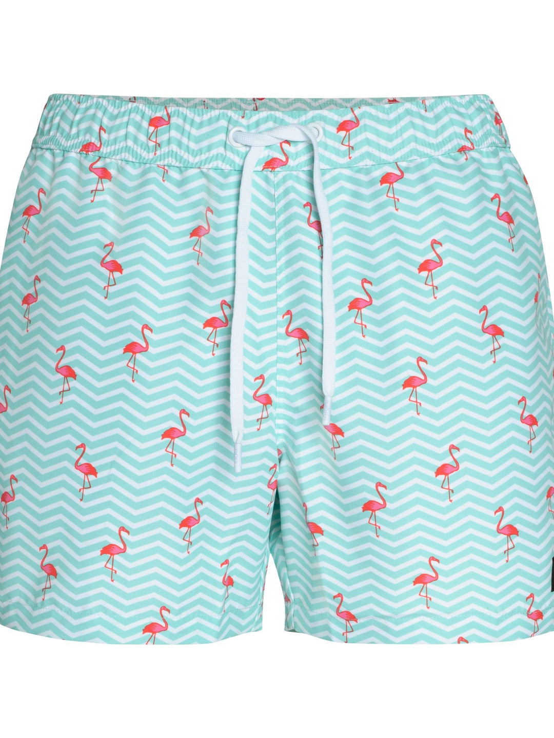 BJORN BORG Sylvester Swim Shorts Men's Flamingo Design Trunks Swimwear Turquoise and Pink - Activemen Clothing