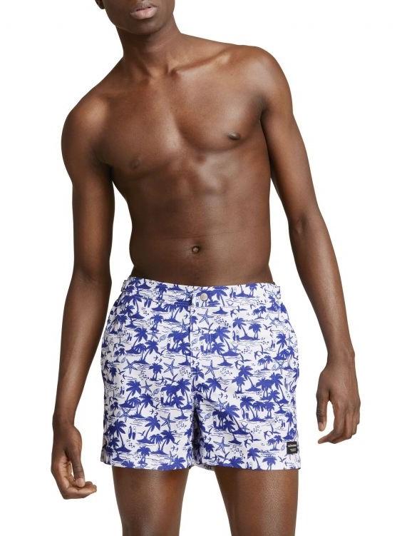 BJORN BORG Saint Swim Shorts Men Palm Trees 1921-1050_00151 Navy White Activemen Clothing