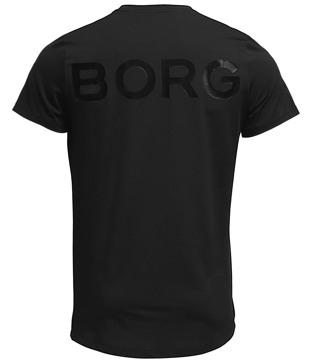 BJORN BORG Astor Mesh Cross-Training Tee Men's Short Sleeve Top T-Shirt Black - Activemen Clothing