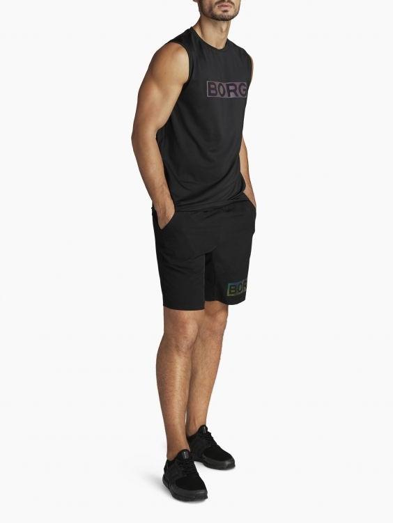 BJORN BORG Arthur Shorts Men's Short Shorts Workout Training Shorts Black Radiate - Activemen Clothing