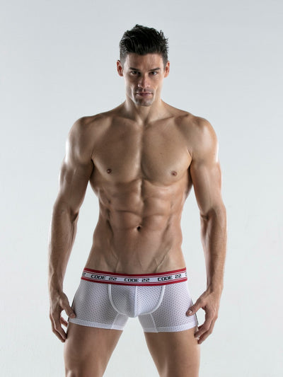 CODE 22 code22 Energy Mesh Trunk white 2012 01 mens underwear Activemen Clothing