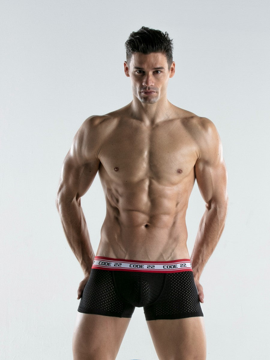 CODE 22 code22 Energy Mesh Trunk Black 2012 02 mens underwear Activemen Clothing