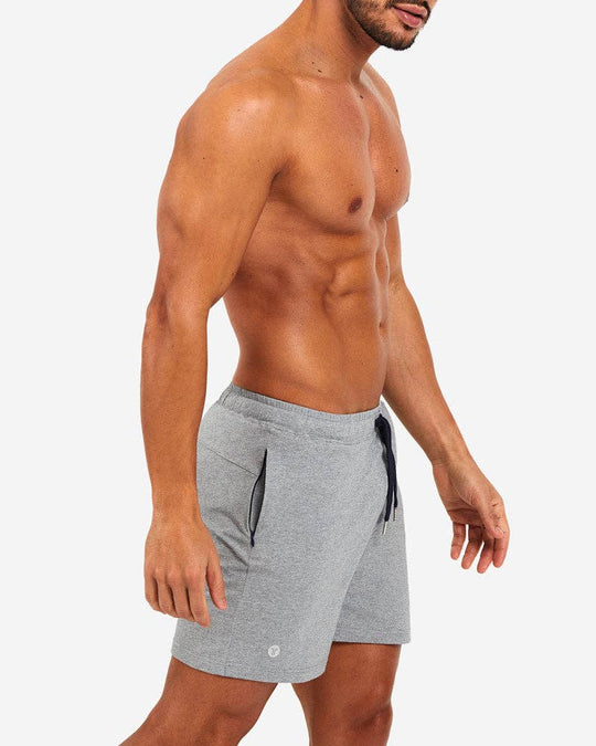 Track Short Jersey – Grey Marle - Activemen Clothing