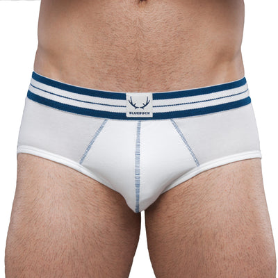 BLUEBUCK Classic Briefs Men's Underwear White - Activemen Clothing