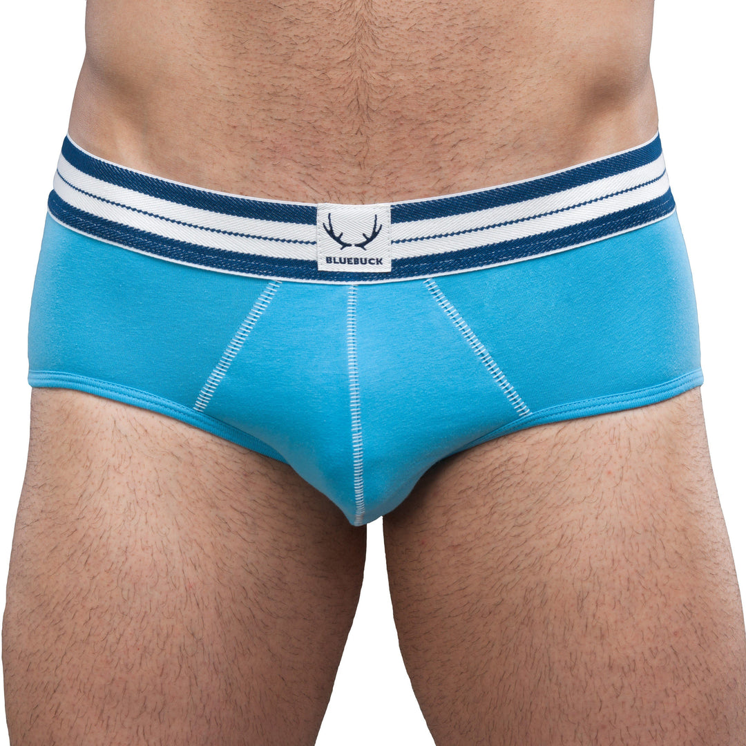 BLUEBUCK Classic Briefs Men's Underwear Sky Blue - Activemen Clothing