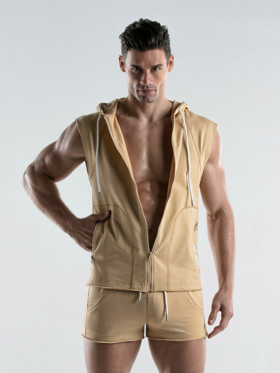 CODE 22 Force Hoody Beige - Activemen Clothing