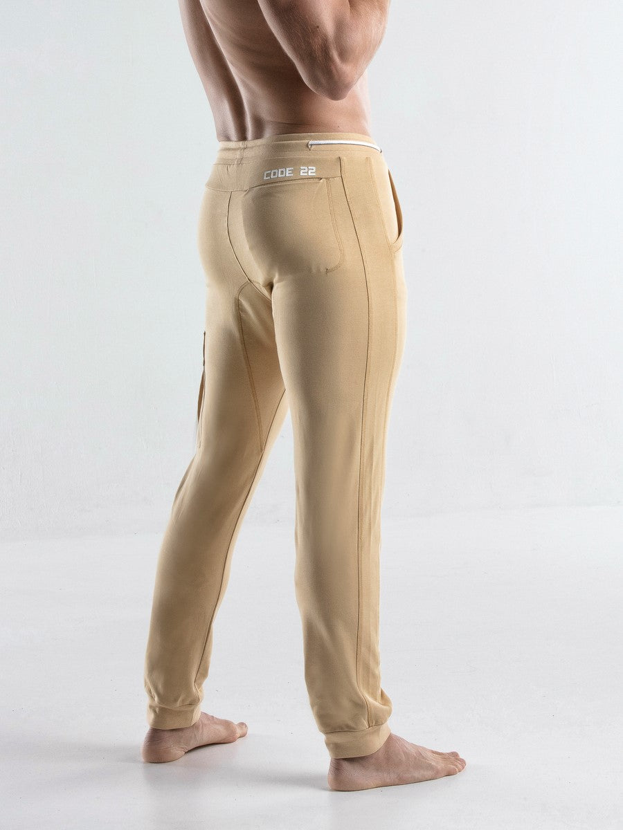 CODE 22 Force Jogger Bottoms Beige - Activemen Clothing