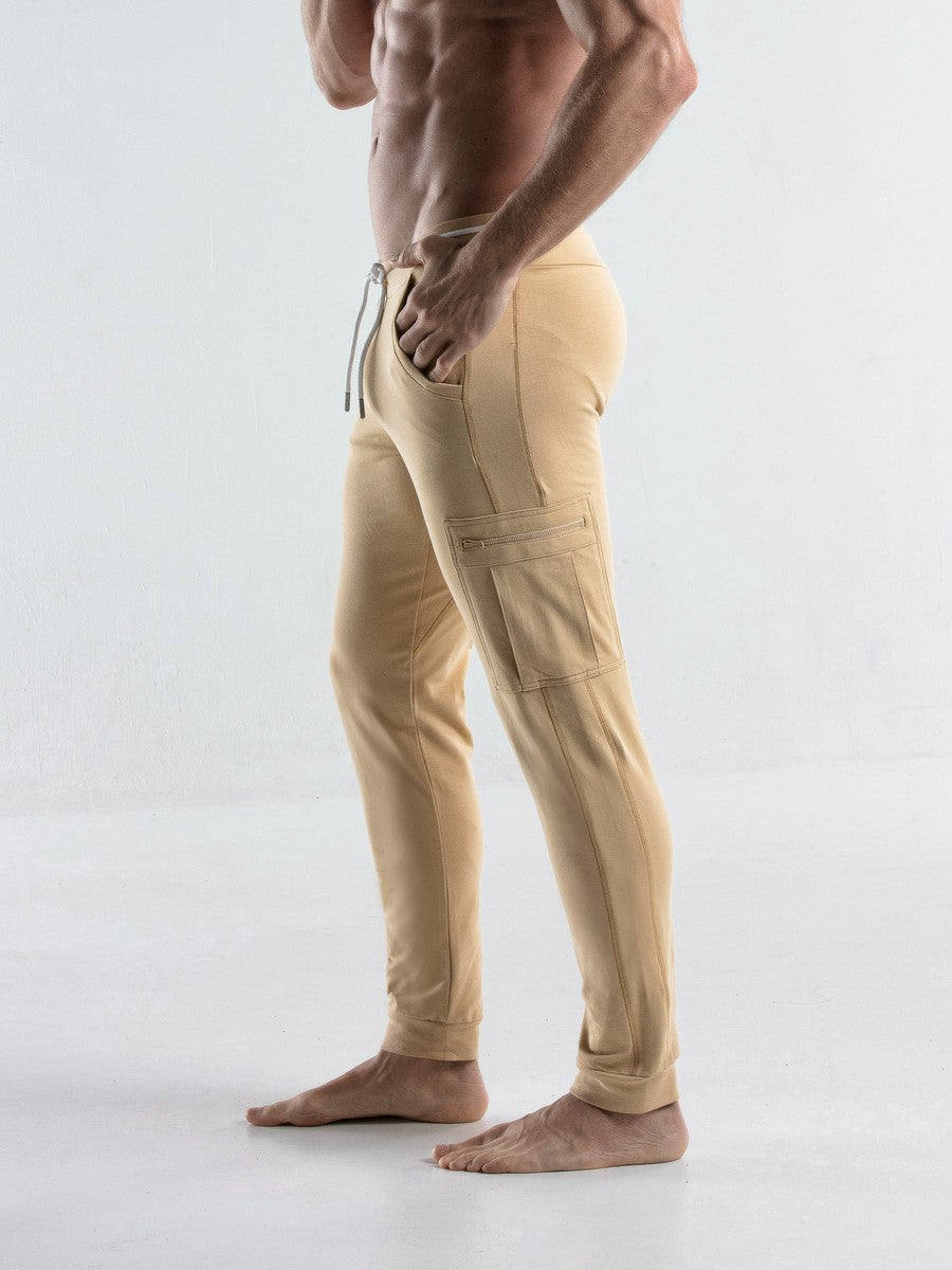 CODE 22 Force Jogger Bottoms Beige - Activemen Clothing