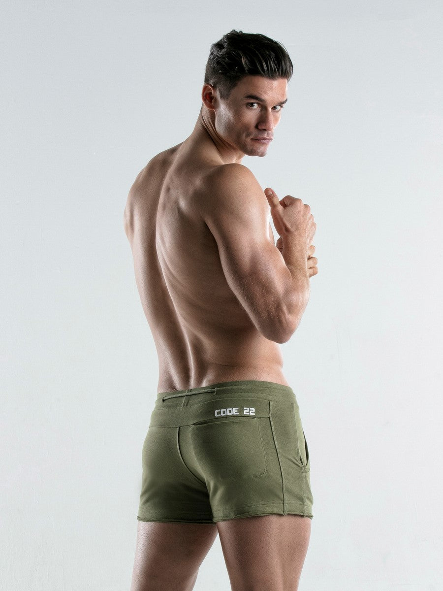 CODE 22 Force Shorts Khaki - Activemen Clothing