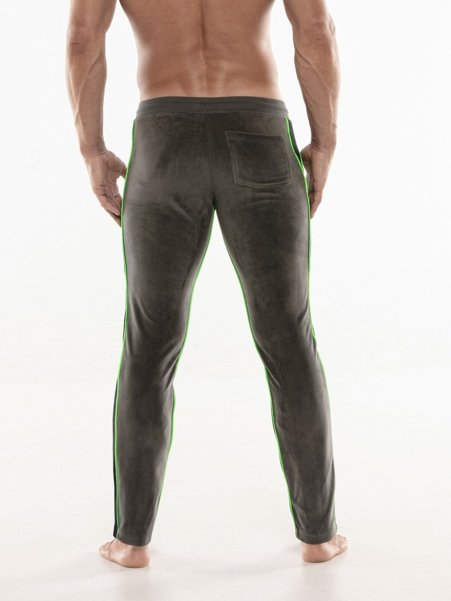 CODE 22 Velvet Jogger Bottoms Charcoal - Activemen Clothing