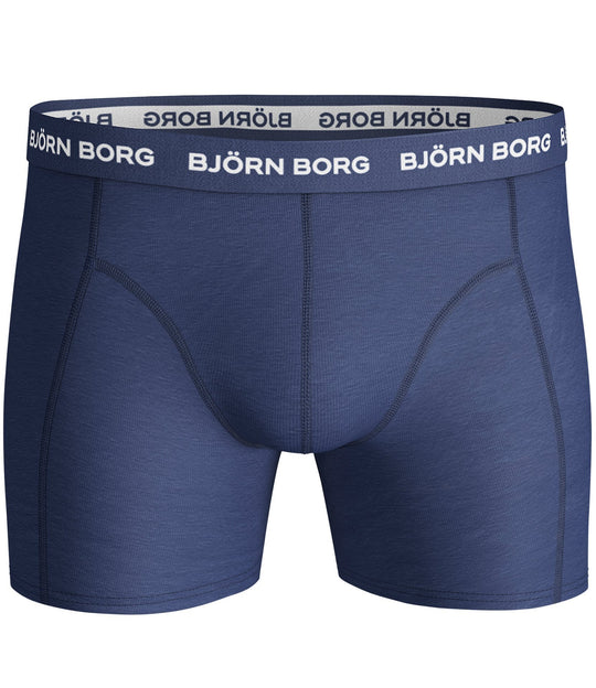 BJORN BORG Shadeline Essential Boxer Shorts 3-Pack Blue, Blue Camo & Navy Total Eclipse mens underwear Activemen Clothing