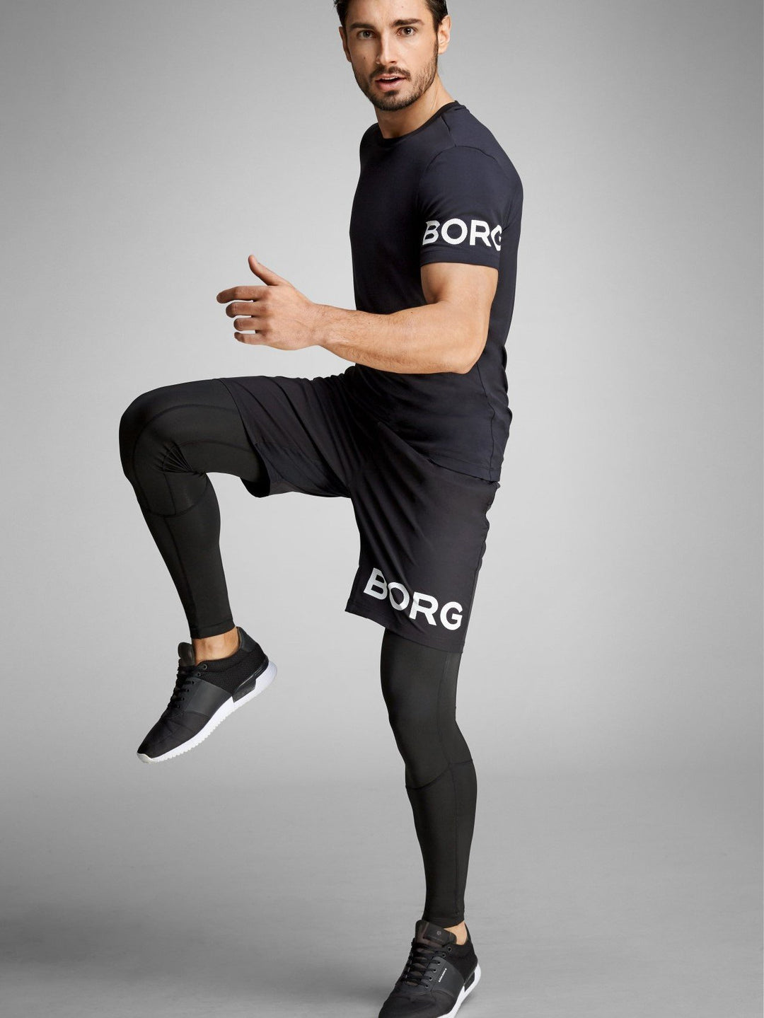 BJORN BORG Borg August Shorts Gym Shorts    9999-1191_90651 Black - Activemen Clothing