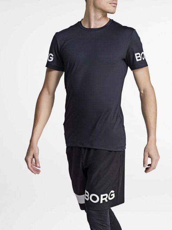 BJORN BORG Borg Tee Black - Activemen Clothing