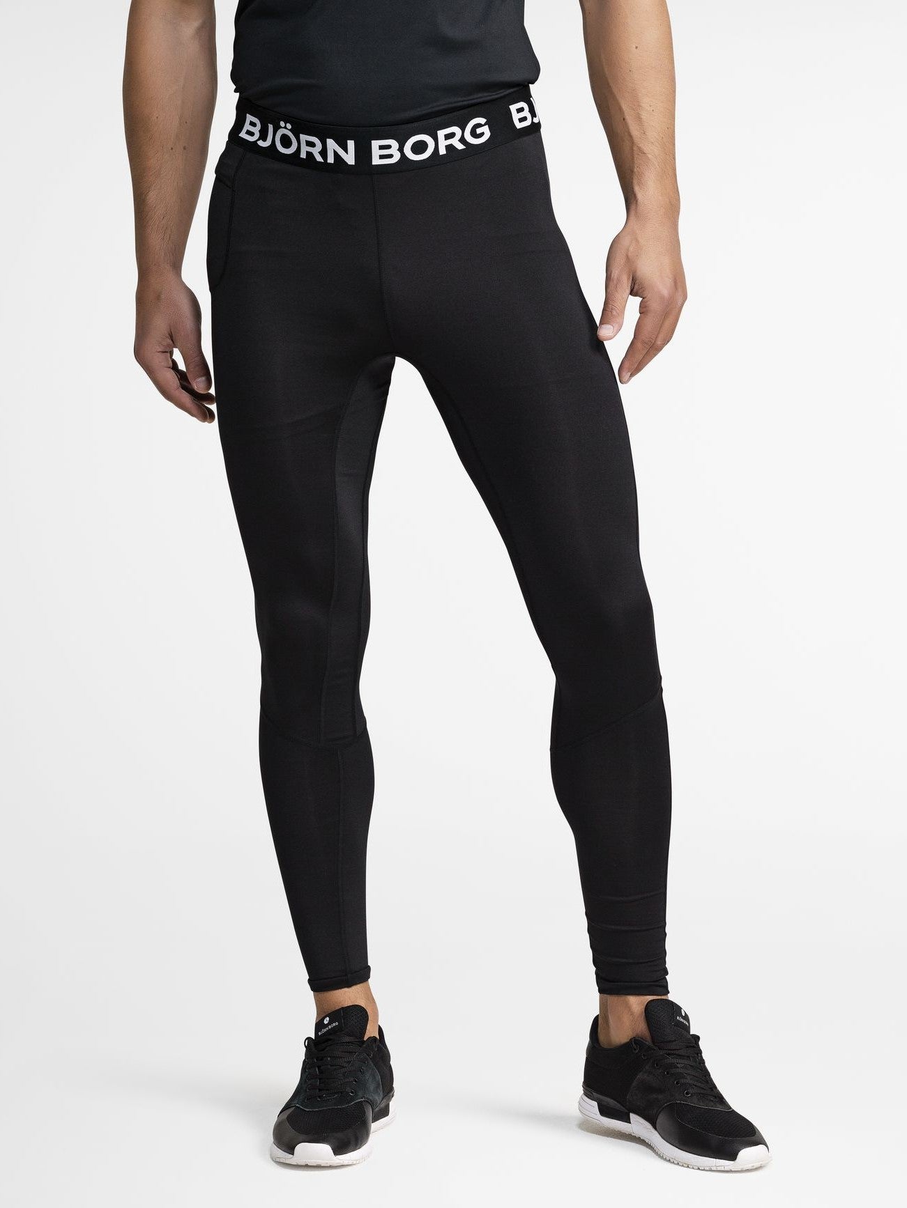 BJORN BORG Aidan Base Layer Meggings Leggings Tights Black - Activemen Clothing