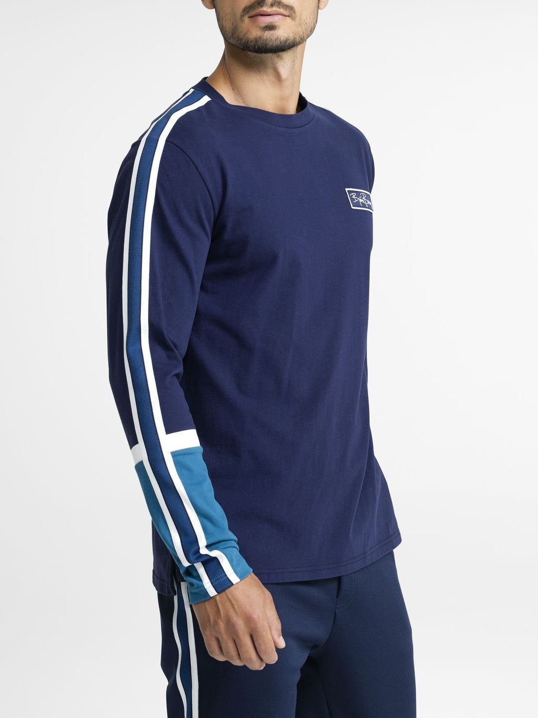 BJORN BORG Signature Archive Long Sleeve Top Men's Sweater Blue - Activemen Clothing