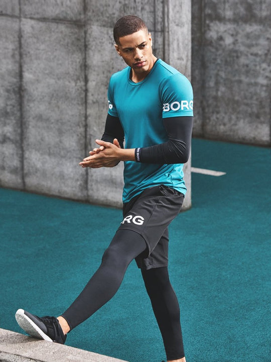 Bjornborg men baselayer Meggings Tshirt dryfit Black Activemen Clothing