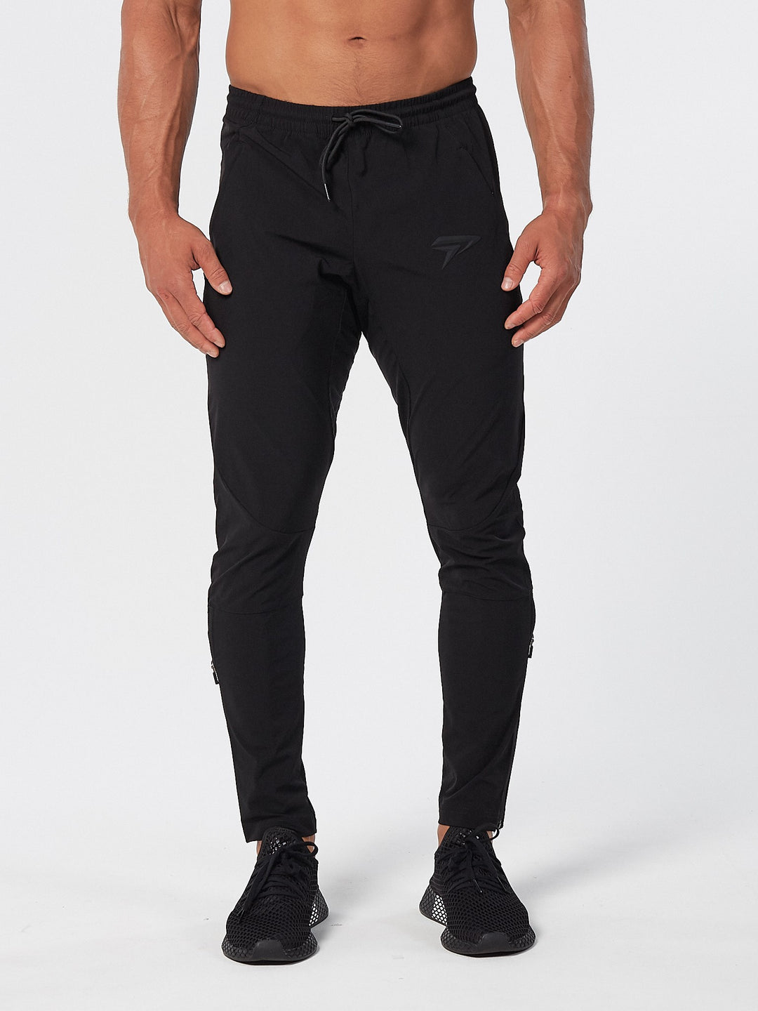 PHYSIQ APPAREL Aero Bottoms Men's Track Pants Joggers Black - Activemen Clothing