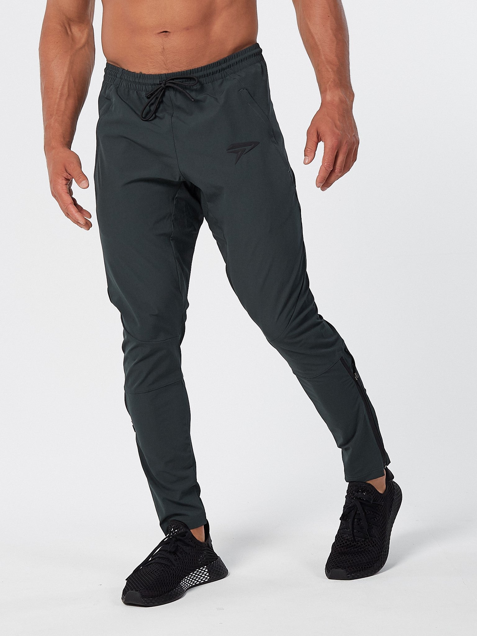 PHYSIQ APPAREL Aero Bottoms Men's Track Pants Joggers Alpine Green - Activemen Clothing