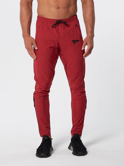 PHYSIQ APPAREL Aero Bottoms Men's Track Pants Joggers Red - Activemen Clothing
