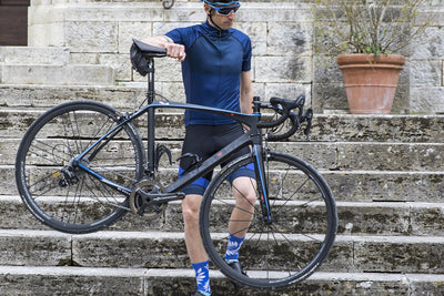 PRIMAL Fredrich Evo Men's Short Sleeve Top Cycling Jersey Blue - Activemen Clothing