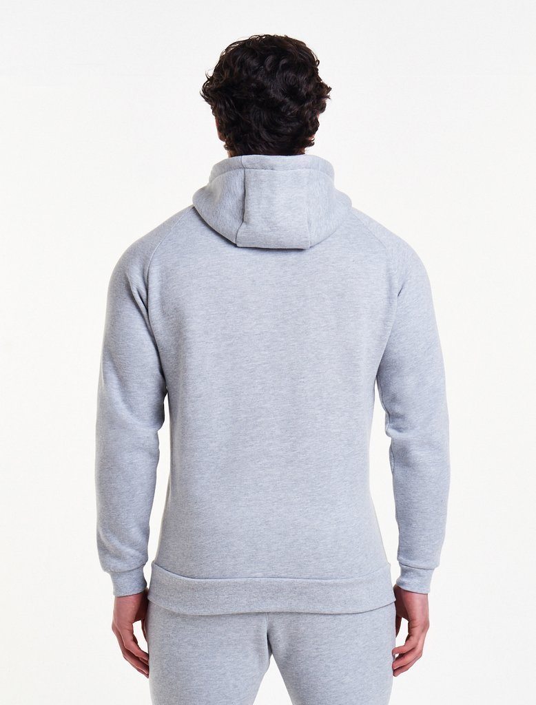 PURSUE FITNESS Icon Zipped Track Jacket Men's Hoodie Grey - Activemen Clothing