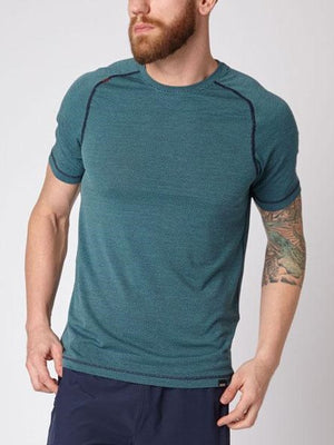 Glacier Delta Gym T-Shirt DryFit Workout Shortsleeve Tee Spearmint Green - Activemen Clothing