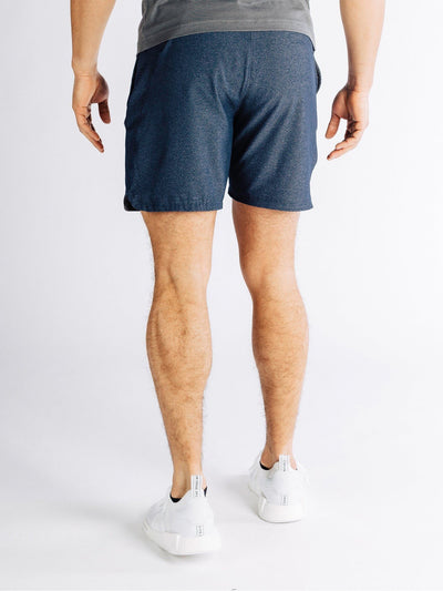 RHONE Guru 7" Unlined Yoga Shorts Men's Gym Shorts Navy - Activemen Clothing