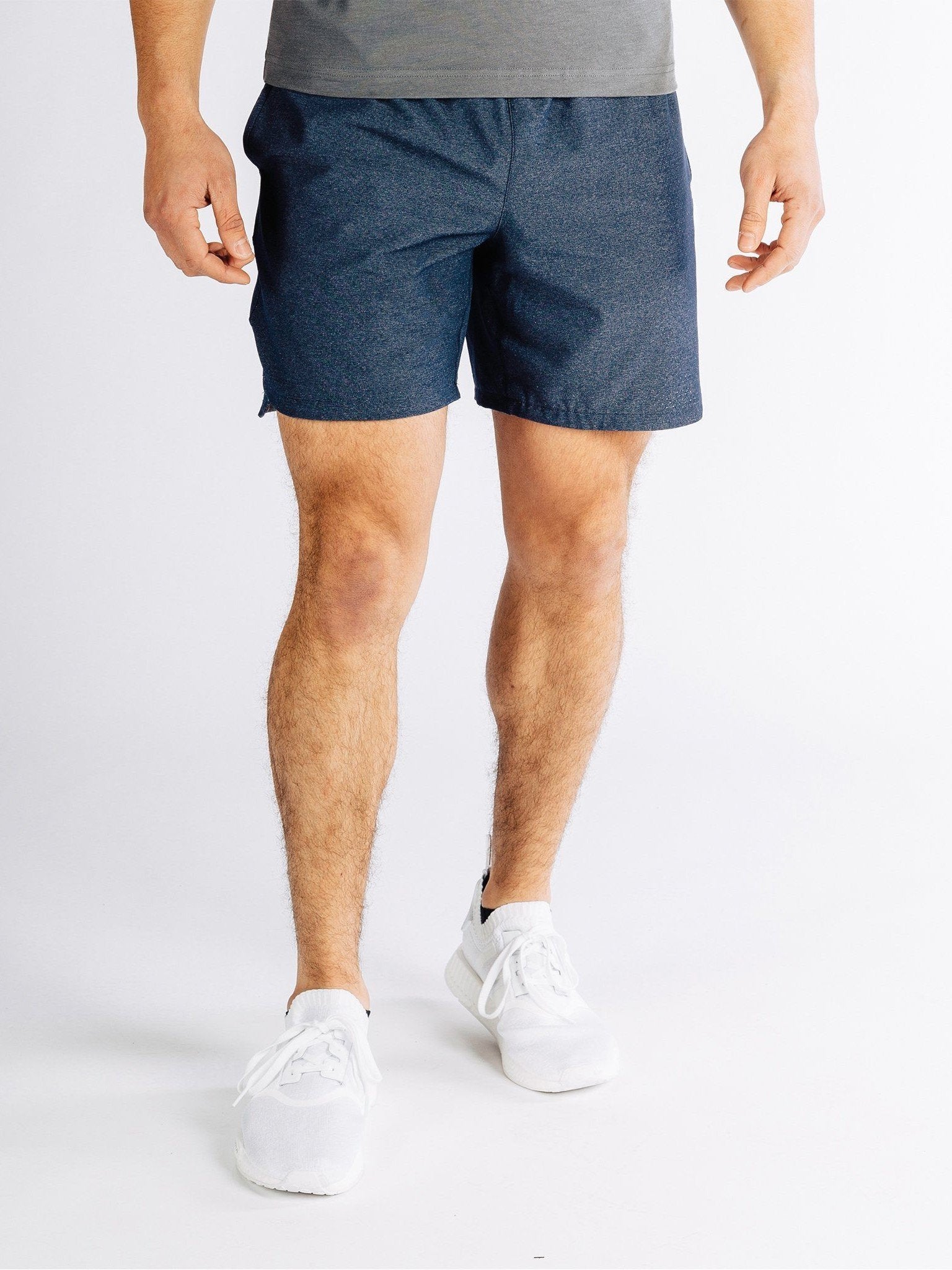 RHONE Guru 7" Unlined Yoga Shorts Men's Gym Shorts Navy - Activemen Clothing