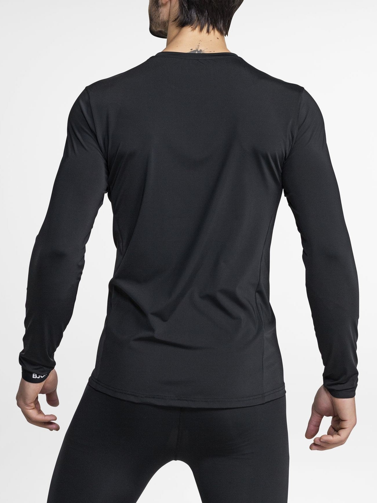 BJORN BORG Hamilton Performance Long Sleeve Base Layer Top Black - Activemen Clothing