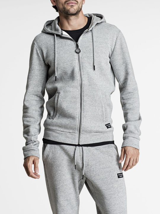 BJORN BORG Hoodie Men's Track Jacket Zipped Top Grey - Activemen Clothing