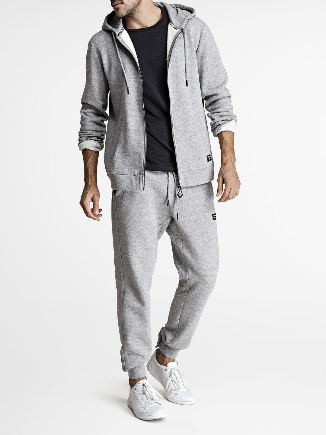 BJORN BORG Hoodie Men's Track Jacket Zipped Top Grey - Activemen Clothing