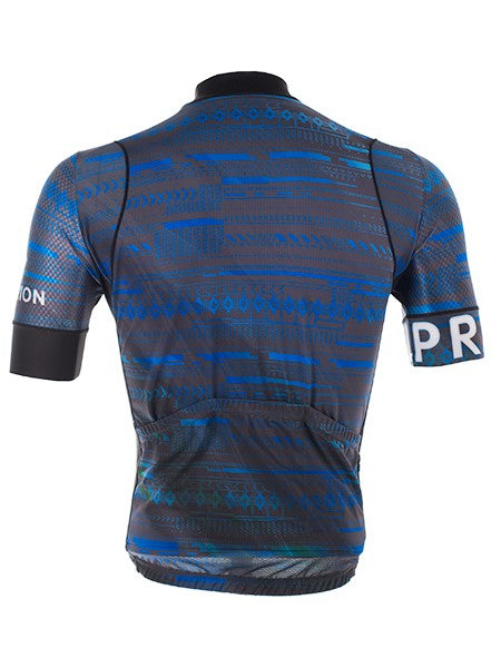 PRIMAL Hyperion Helix 2.0 Jersey Men's Short Sleeve Top Cycling Jersey Blue - Activemen Clothing