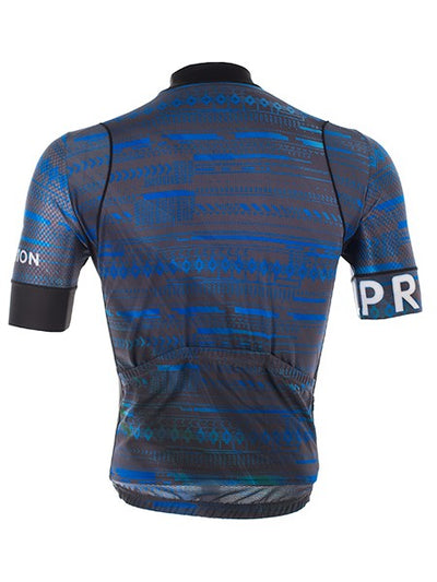 PRIMAL Hyperion Helix 2.0 Jersey Men's Short Sleeve Top Cycling Jersey Blue - Activemen Clothing