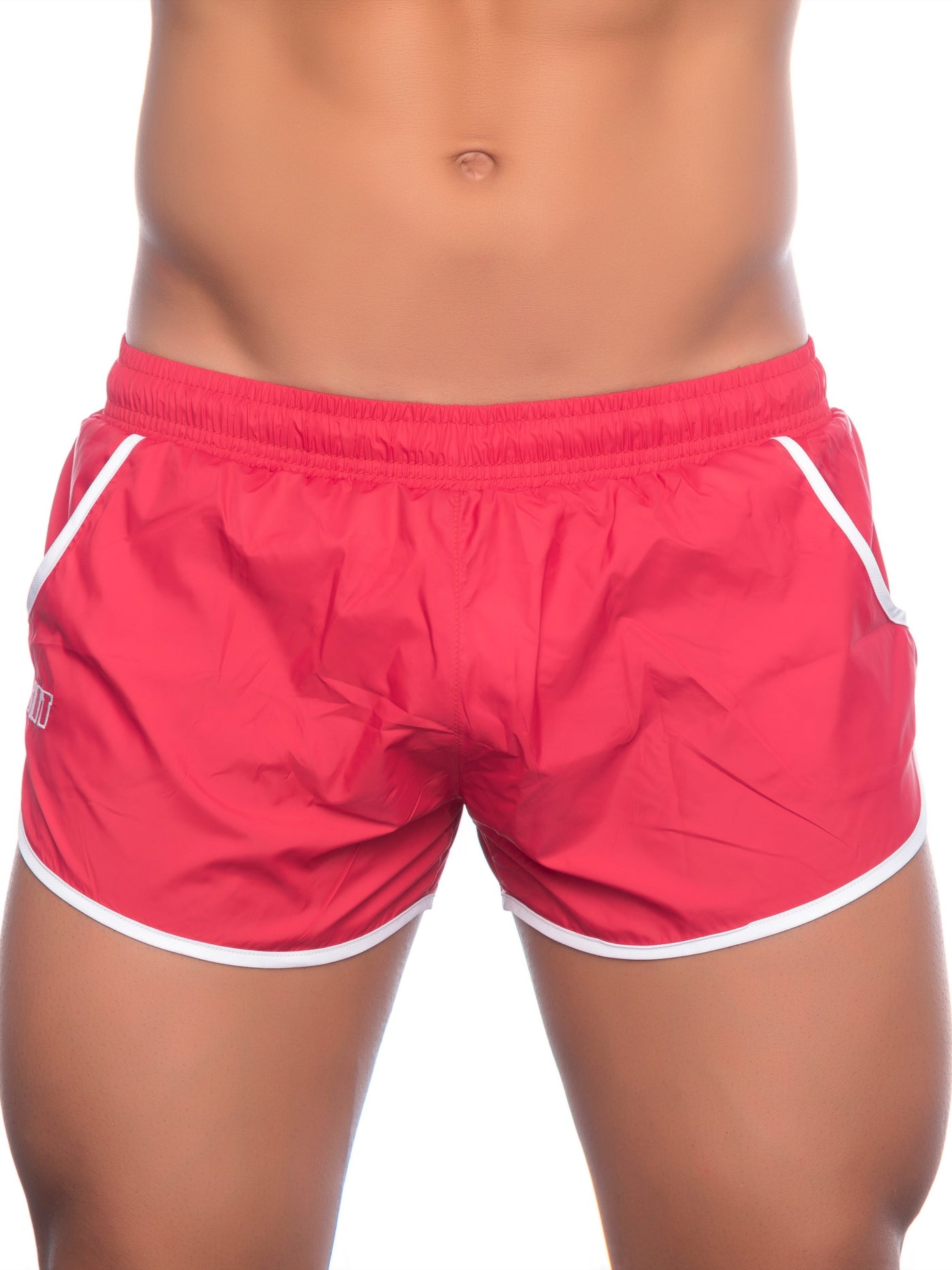 NIT Fox Castor Swim Shorts Mens Swimwear Short Shorts Red - Activemen Clothing
