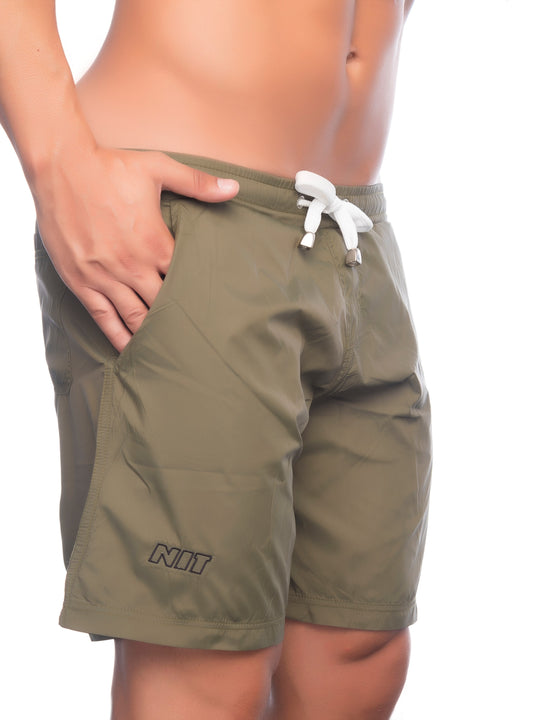 NIT Oscar Bermuda Shorts Men's Paddleboarding Beach Shorts Swim Shorts Khaki - Activemen Clothing