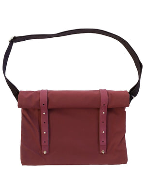 VEL-OH Nip Out iPad Bag Urban Cycling Musette Backpack Burgundy - Activemen Clothing