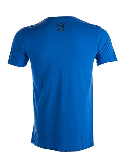PRIMAL Short Sleeve Top Men's Retro Cycling T-Shirt Whiskey Business Tee Blue - Activemen Clothing