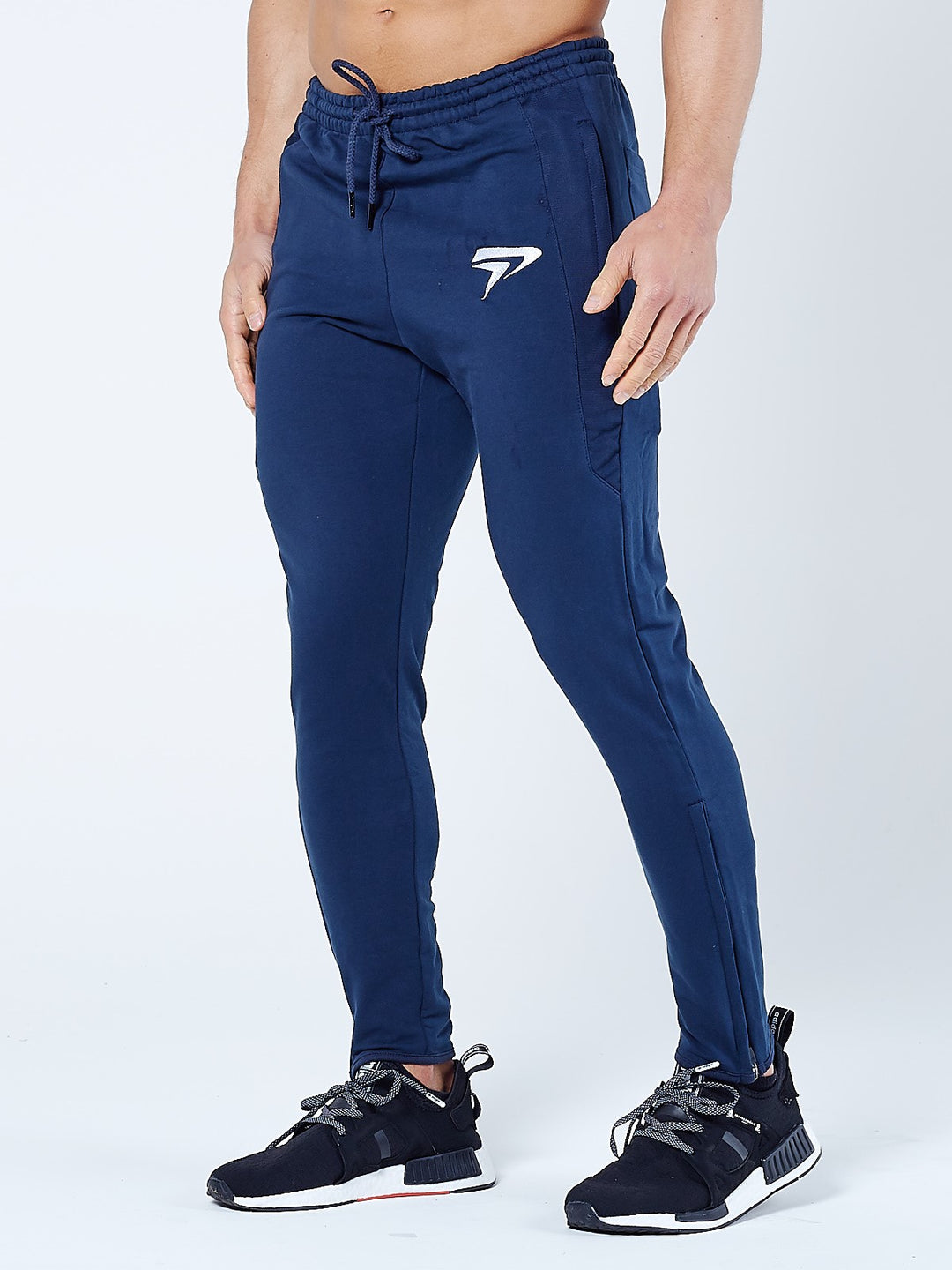 PHYSIQ APPAREL Performlite Tapered Jogger Bottoms Men PA336 Track Pants Navy - Activemen Clothing