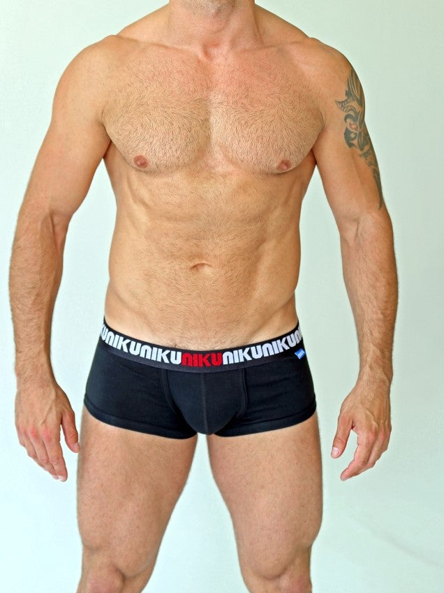 NIKU Short Trunks Men's Underwear Underpants Black - Activemen Clothing