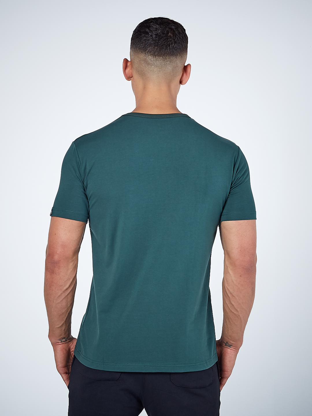 PHYSIQ APPAREL Supreme Short Sleeve Top Men's Tee T-Shirt Racing Green - Activemen Clothing