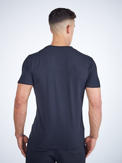 PHYSIQ APPAREL Supreme Short Sleeve Top Men's Tee T-Shirt Black - Activemen Clothing