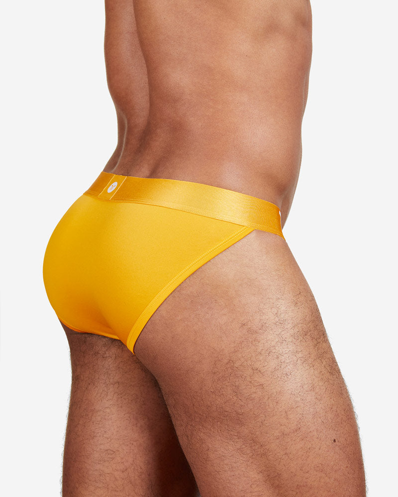 TEAMM8 Spartacus Brief Citrus Yellow Men Underwear Sportbrief lightweight sidelessbrief activemen clothing