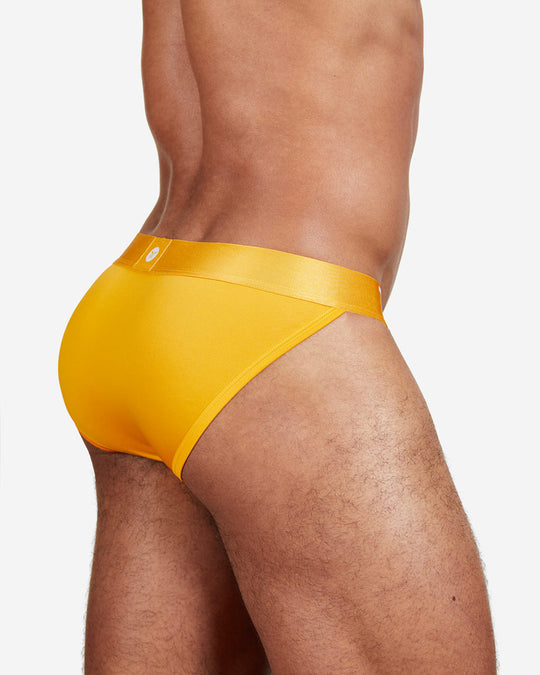 TEAMM8 Spartacus Brief Citrus Yellow Men Underwear Sportbrief lightweight sidelessbrief activemen clothing