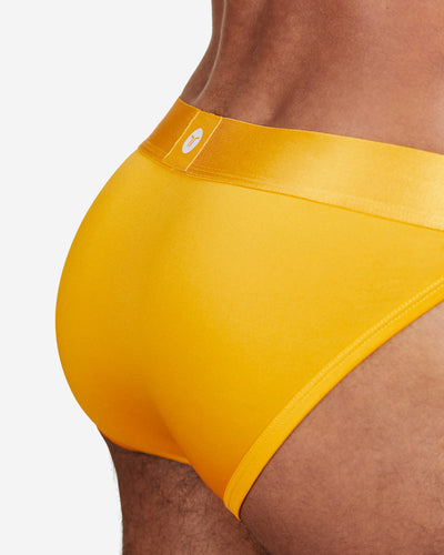 TEAMM8 Spartacus Brief Citrus Yellow Men Underwear Sportbrief lightweight sidelessbrief activemen clothing