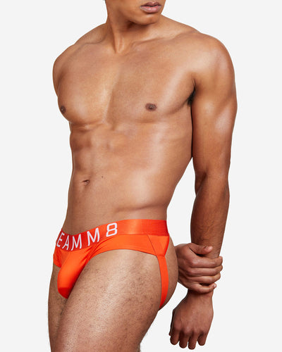 TEAMM8 Spartacus Jockstrap Flame Orange Underwear Men Backlessbrief Activemen Clothing