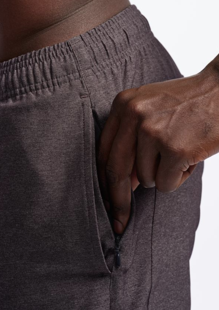 RHONE Guru 7" Unlined Yoga Shorts Men's Gym Shorts Asphalt Grey - Activemen Clothing