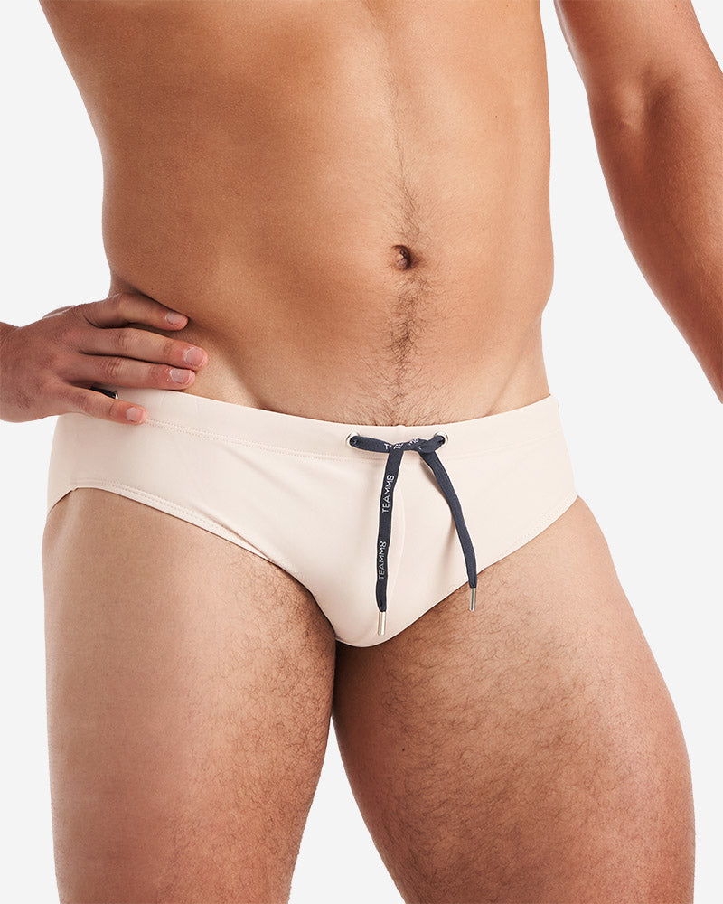 TEAMM8 Grid Swim Brief Sand - Activemen Clothing